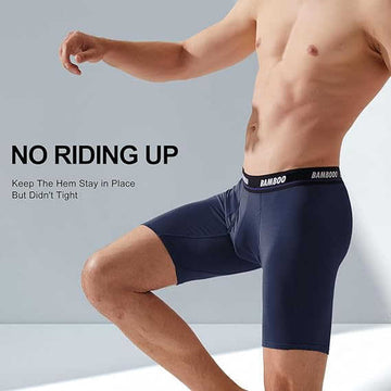 Male Lingerie Shorts 7" Inseam Boxer Briefs Plus Size