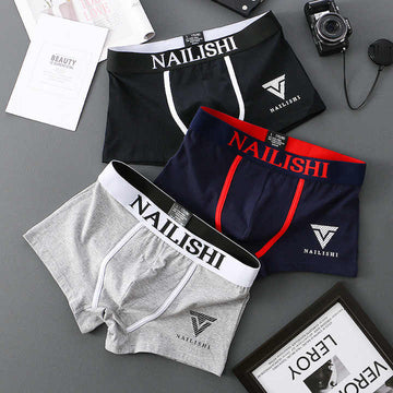 New Cotton Men's Underwear Boxer Shorts