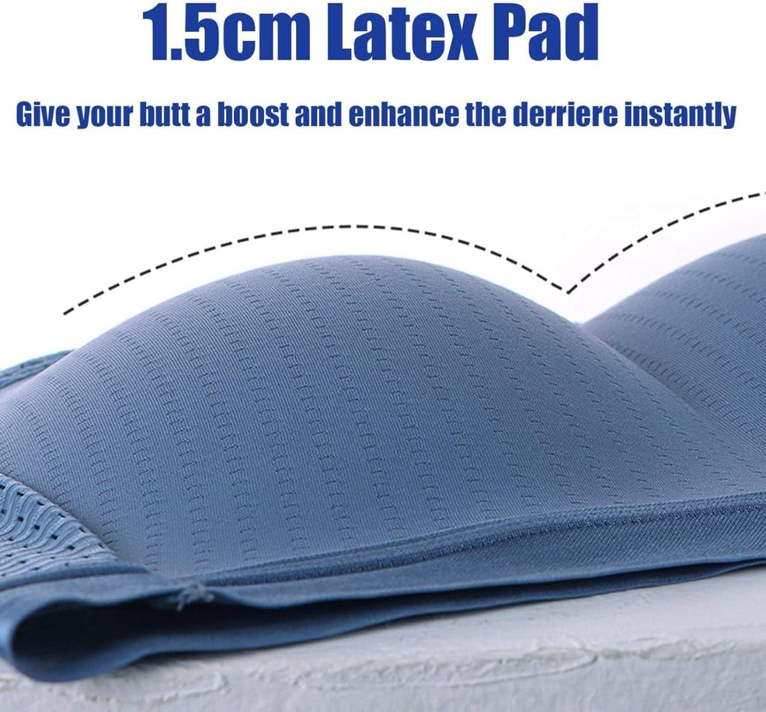 Nylon Ice Silk Breathable Men's Underwear, Mens Padded Butt Underwear Boxer Shape Enhancer Briefs